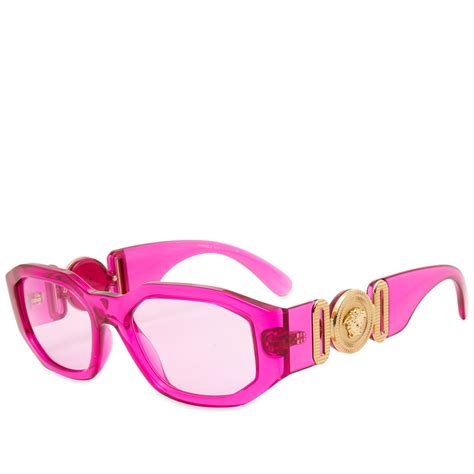 pink versace sunglasses|versace sunglasses with rhinestones.